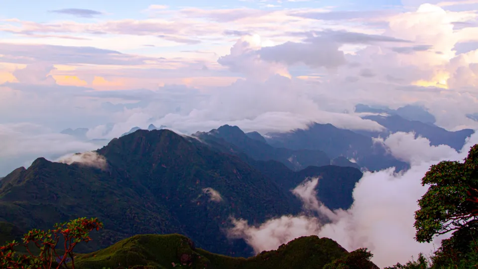 Above the clouds in the highlands of Vietnam's Northwest