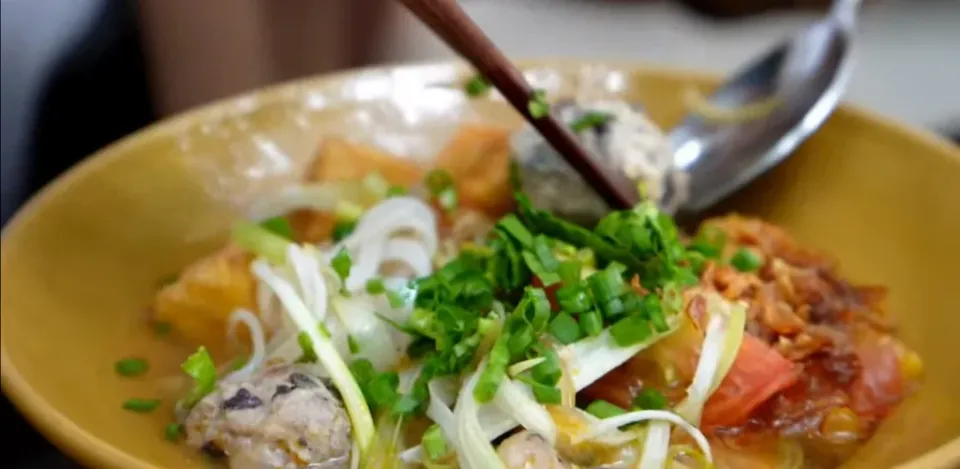 A scene taken from a commerical created for Ơi Nha Trang Restaurant by Minh Cao Larsen